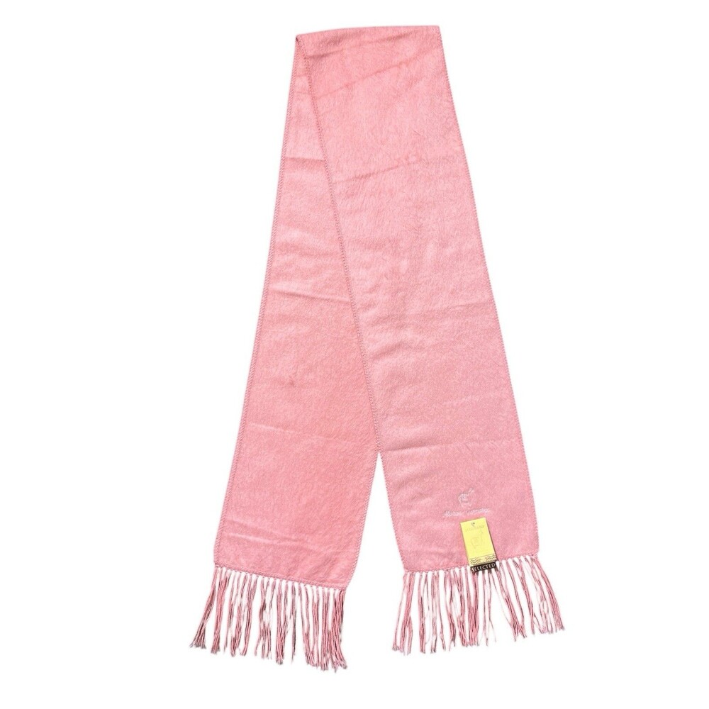 NWT 100% Alpaca Fur Scarf Made by Camargo From Peru Peruvian Soft PINK - Picture 2 of 10